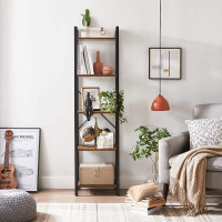Produktbild för Bookcase Black, Retro Color 40x30x154cm