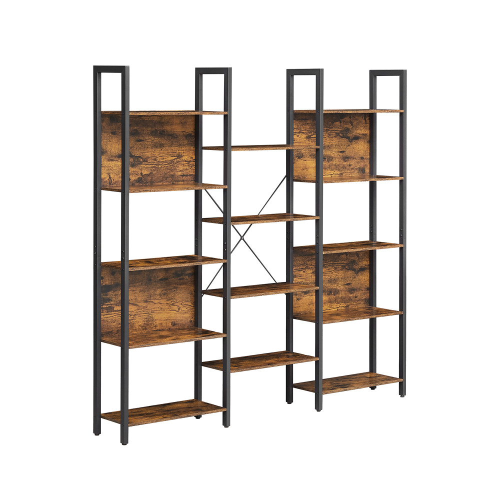 Produktbild för Ladder Shelf Black, Retro Color 158x24x166cm