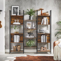 Produktbild för Ladder Shelf Black, Retro Color 158x24x166cm
