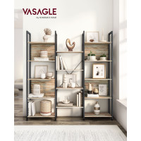 Produktbild för Ladder Shelves Milky Coffee Color 158x24x166cm
