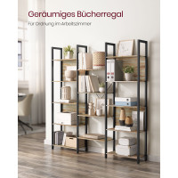 Produktbild för Ladder Shelves Milky Coffee Color 158x24x166cm