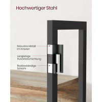 Produktbild för Ladder Shelves Milky Coffee Color 158x24x166cm