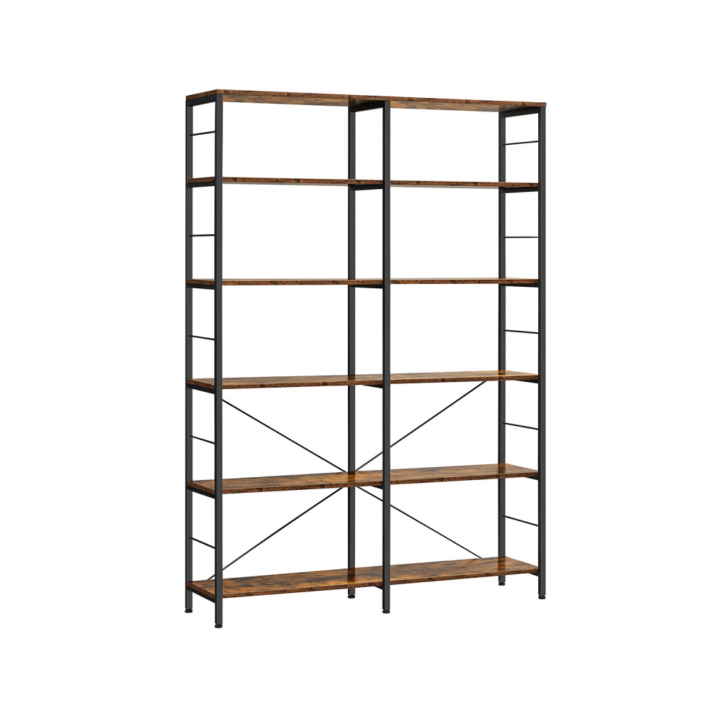 Produktbild för Bookcase Black, Retro Color 173×120×30cm