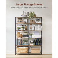 Produktbild för Bookcase Black, Retro Color 173×120×30cm