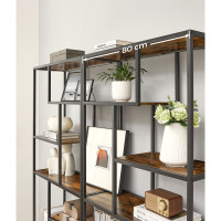 Produktbild för Bookshelf Black, Antique Color 80×30×180cm
