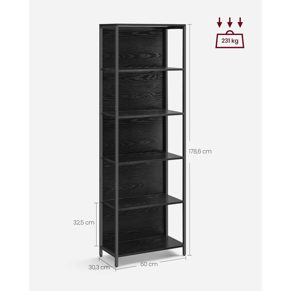Produktbild för Bookshelf 60x30x178cm