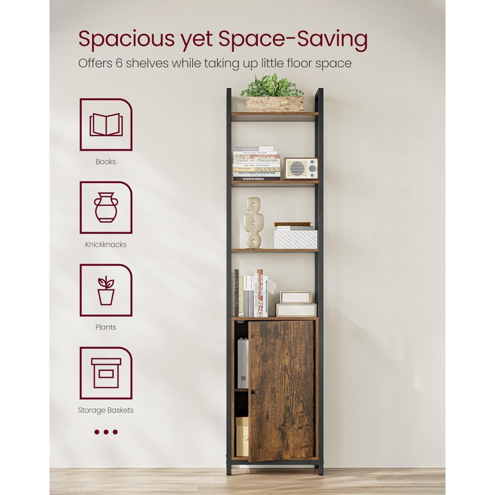 Produktbild för Bookshelf Yellowish Brown 40x24x160cm
