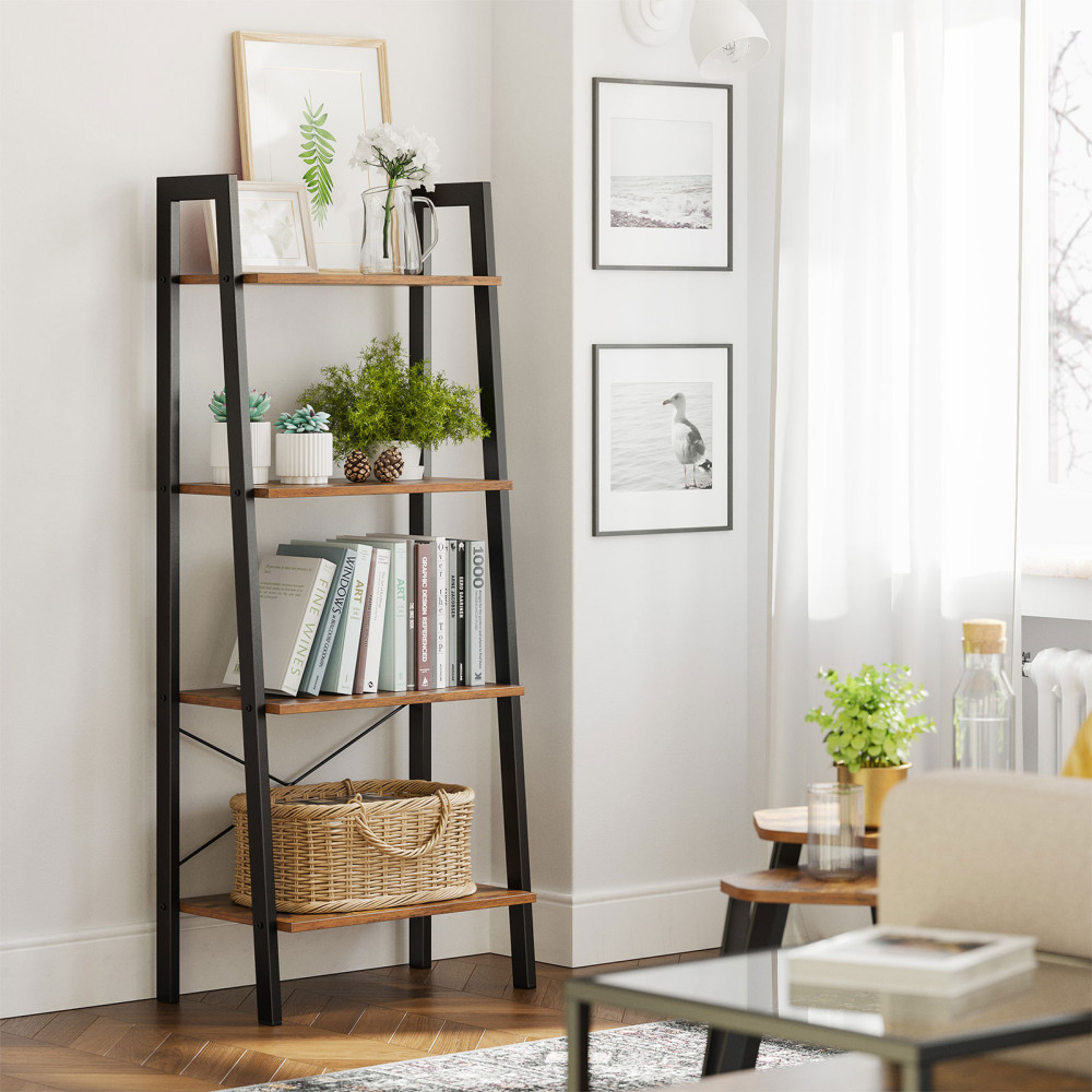Produktbild för Ladder Shelves X: Antique 56x32x137cm