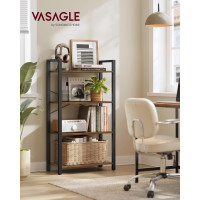 Produktbild för Ladder Shelf X: Antique, Black 66x30x120cm