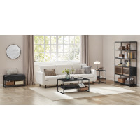 Produktbild för Bookshelf Black 100x35x180cm
