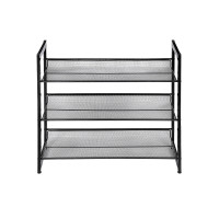Produktbild för Shoe Rack Black 74x31x62cm