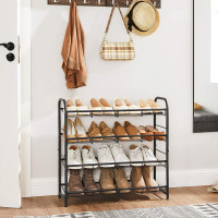 Produktbild för Shoe Rack Black 69x28x65cm