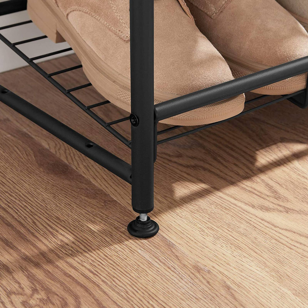 Produktbild för Shoe Rack Black 69x28x65cm