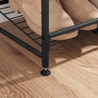 Produktbild för Shoe Rack Black 69x28x65cm