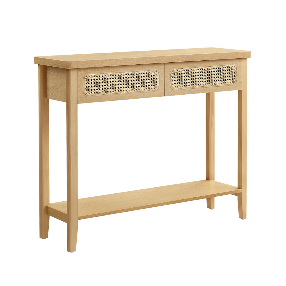 Produktbild för Console Table Yellow 100x30x80cm