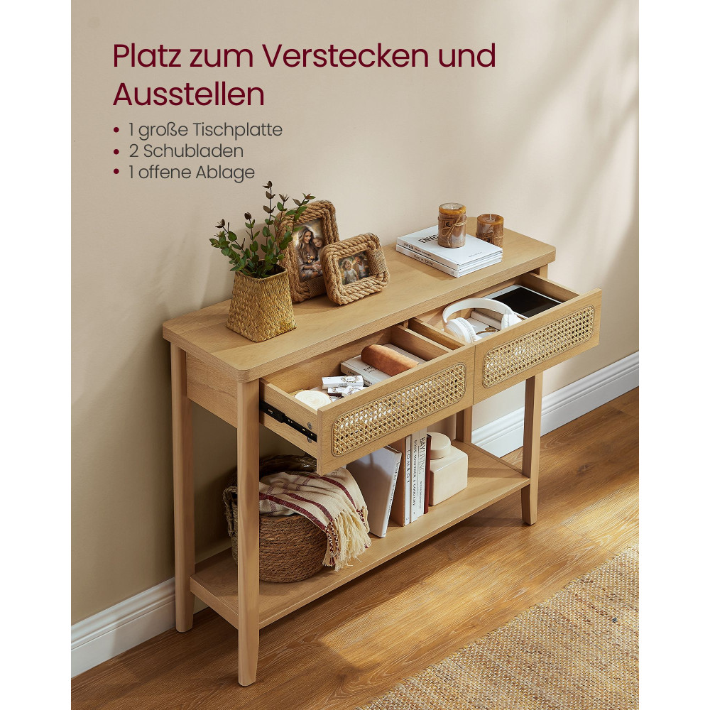 Produktbild för Console Table Yellow 100x30x80cm