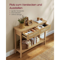 Produktbild för Console Table Yellow 100x30x80cm