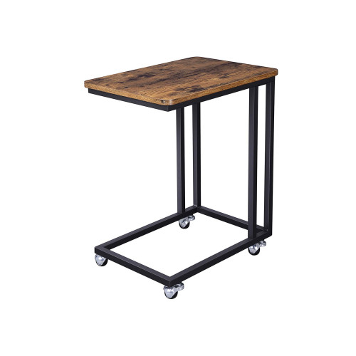 VASAGLE End Table X: Antique 50x35x60cm