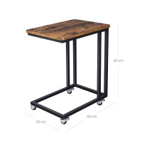 Produktbild för End Table X: Antique 50x35x60cm