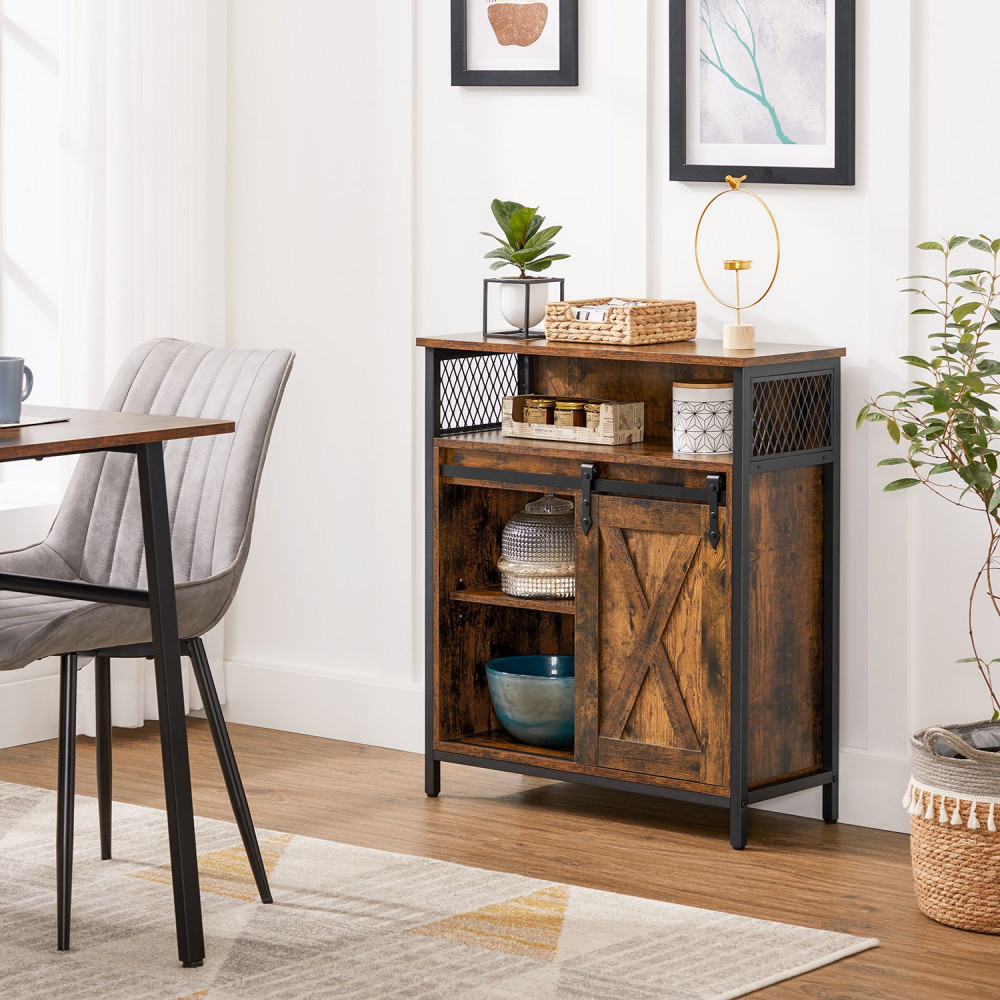 Produktbild för Storage Cabinets Black, Antique Color 70x30x80cm
