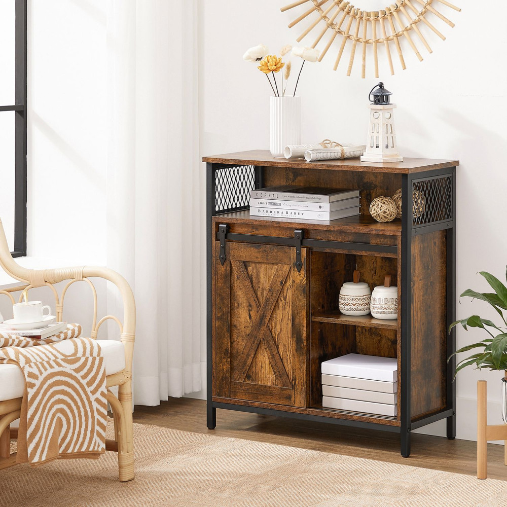 Produktbild för Storage Cabinets Black, Antique Color 70x30x80cm
