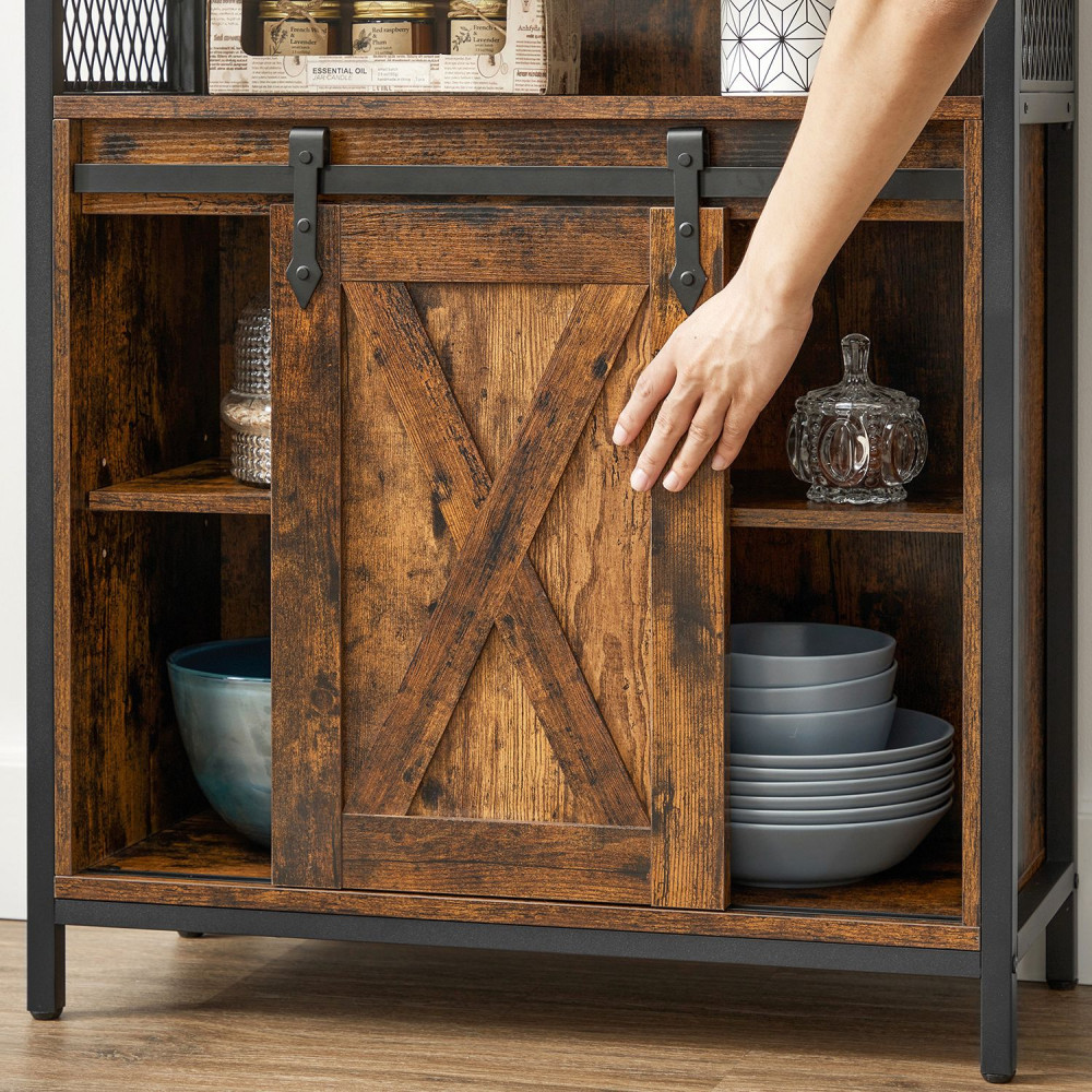 Produktbild för Storage Cabinets Black, Antique Color 70x30x80cm