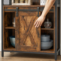 Produktbild för Storage Cabinets Black, Antique Color 70x30x80cm