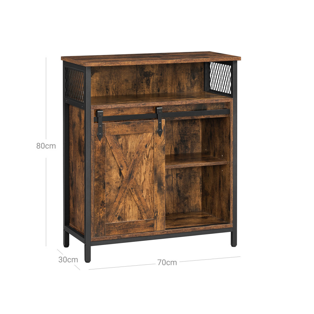 Produktbild för Storage Cabinets Black, Antique Color 70x30x80cm