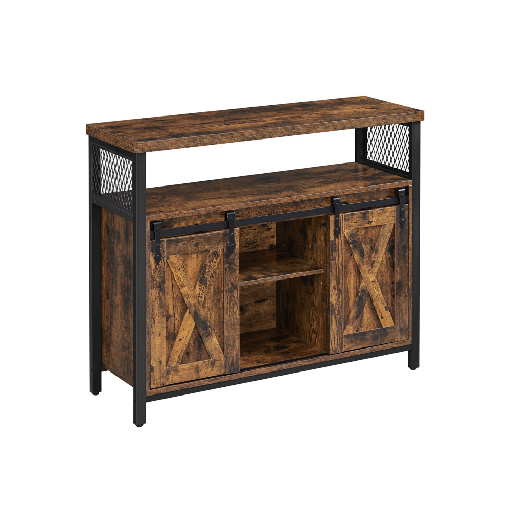 Produktbild för Storage Cabinets Black, Antique Color 100x33x80cm