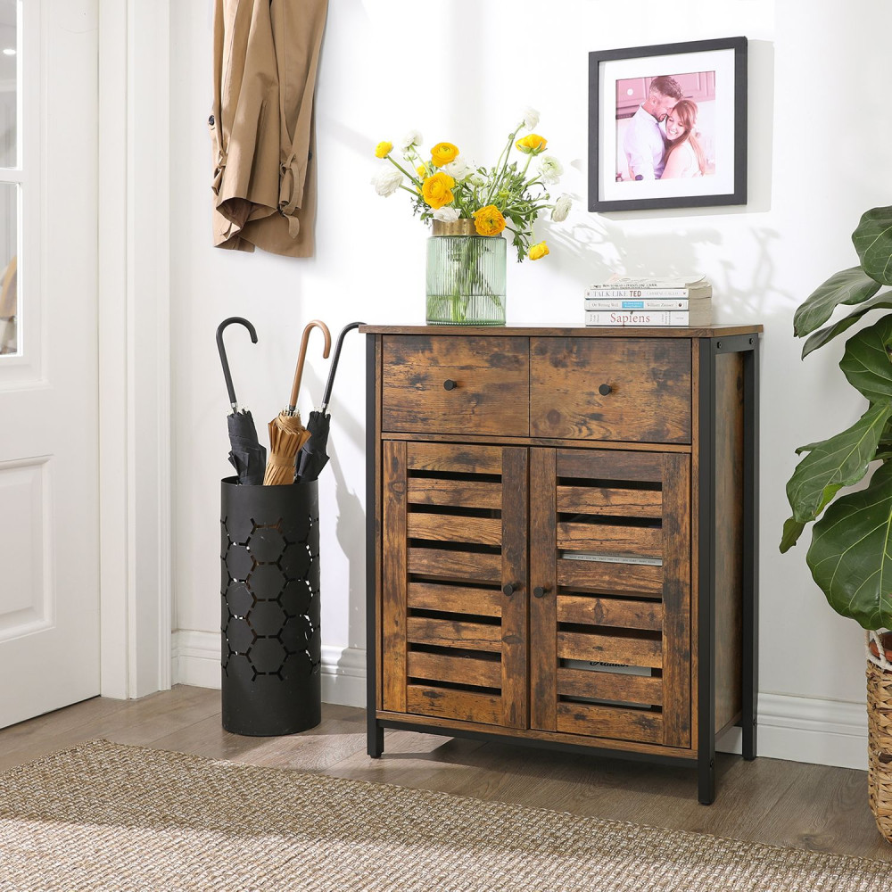 Produktbild för Storage Cabinets X: Antique, Black 69x30x80cm