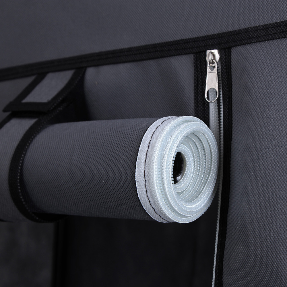 Produktbild för Wardrobe Grey 110x45x175cm