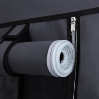 Produktbild för Wardrobe Grey 110x45x175cm