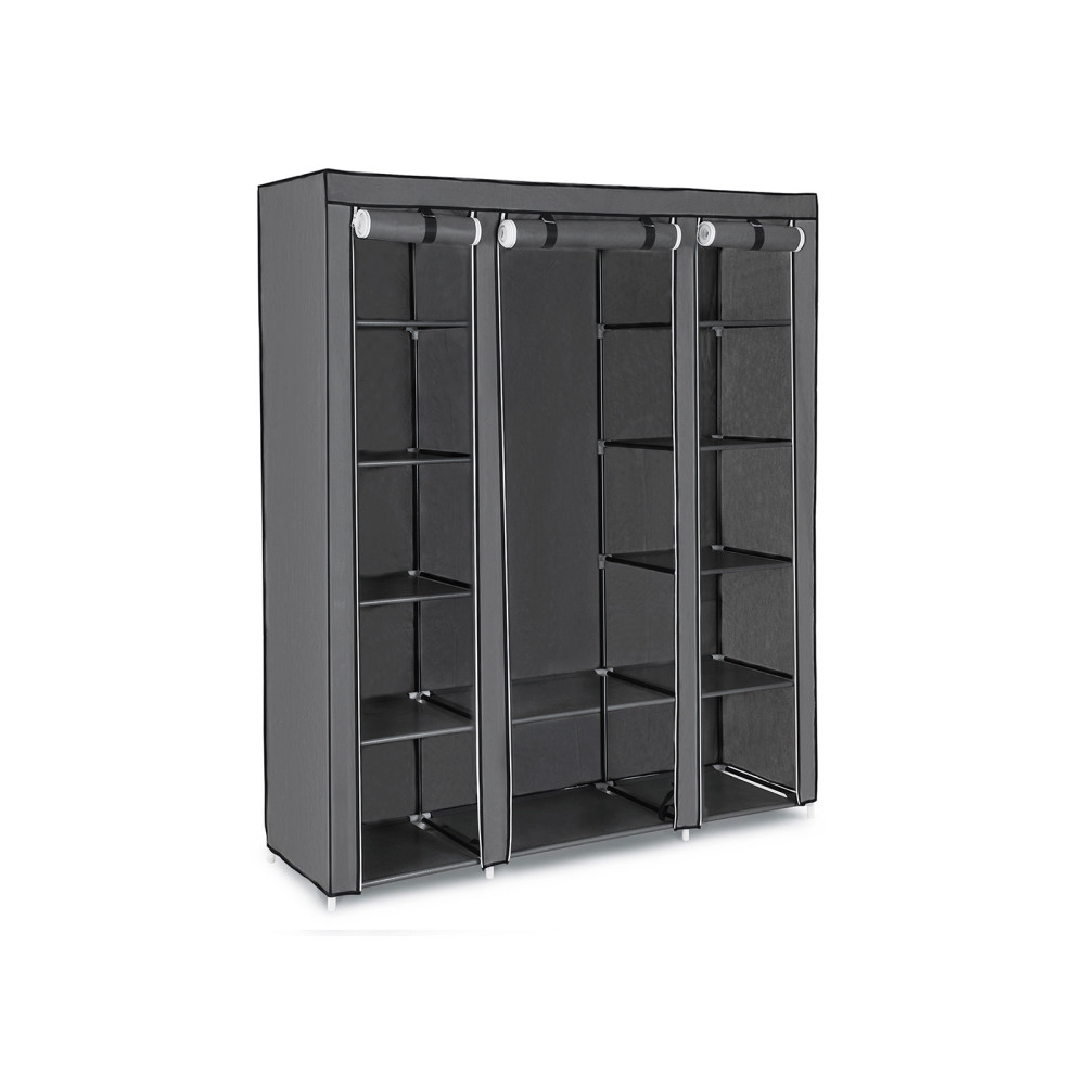 Produktbild för Wardrobe Grey 150x45x175cm