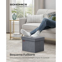 Produktbild för Benches Grey 40x32x31cm