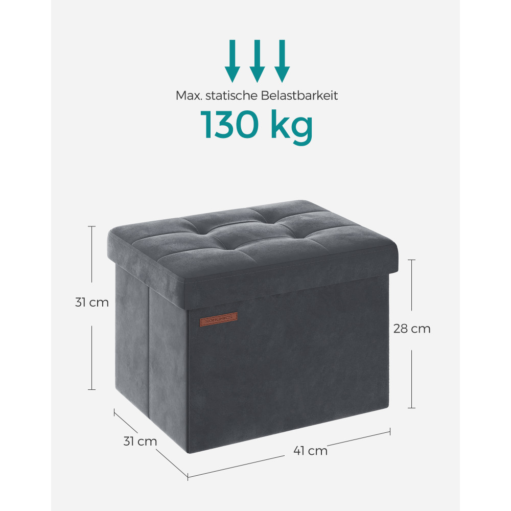 Produktbild för Benches Grey 40x32x31cm