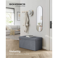 Produktbild för Benches Grey 76x38x38cm