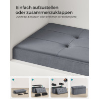 Produktbild för Benches Grey 76x38x38cm