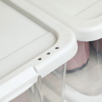 Produktbild för Plastic Shoe Box White 35x20x13cm