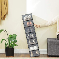Produktbild för Plastic Shoe Box Black 34×23×14cm