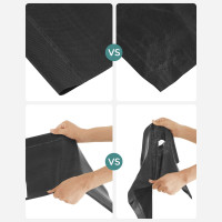 Produktbild för Shoe Rack Black 33x33x173cm