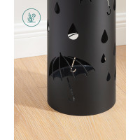 Produktbild för Umbrella Holder Black 17x17x41cm