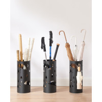 Produktbild för Umbrella Holder Black 17x17x41cm