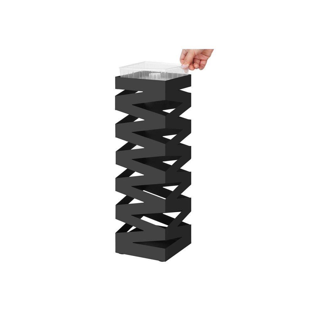 Produktbild för Umbrella Holder Black 16x16x49cm