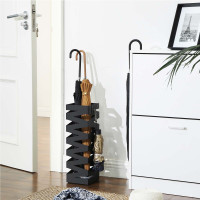 Produktbild för Umbrella Holder Black 16x16x49cm