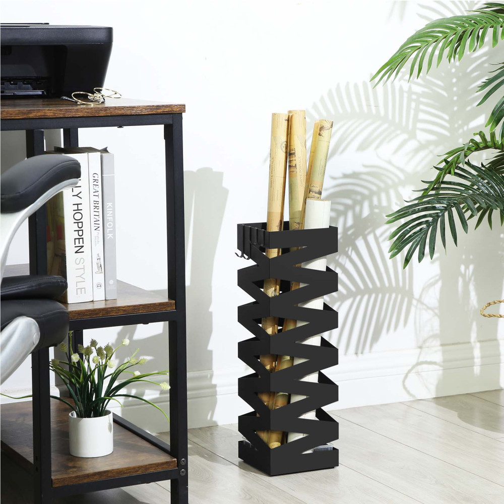 Produktbild för Umbrella Holder Black 16x16x49cm