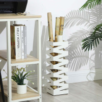 Produktbild för Umbrella Holder White 16x16x49cm