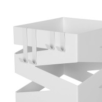 Produktbild för Umbrella Holder White 16x16x49cm
