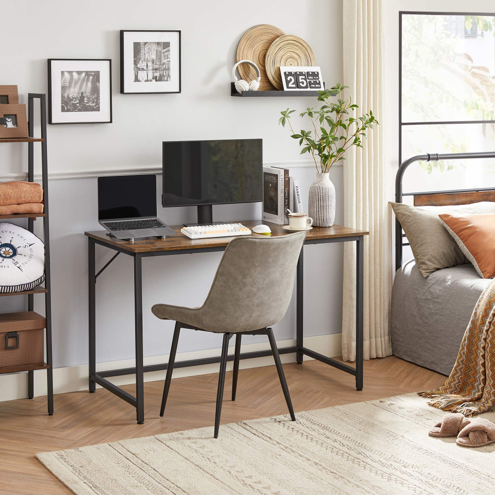 Produktbild för Computer Desk Black, Retro Color 120x60x75cm