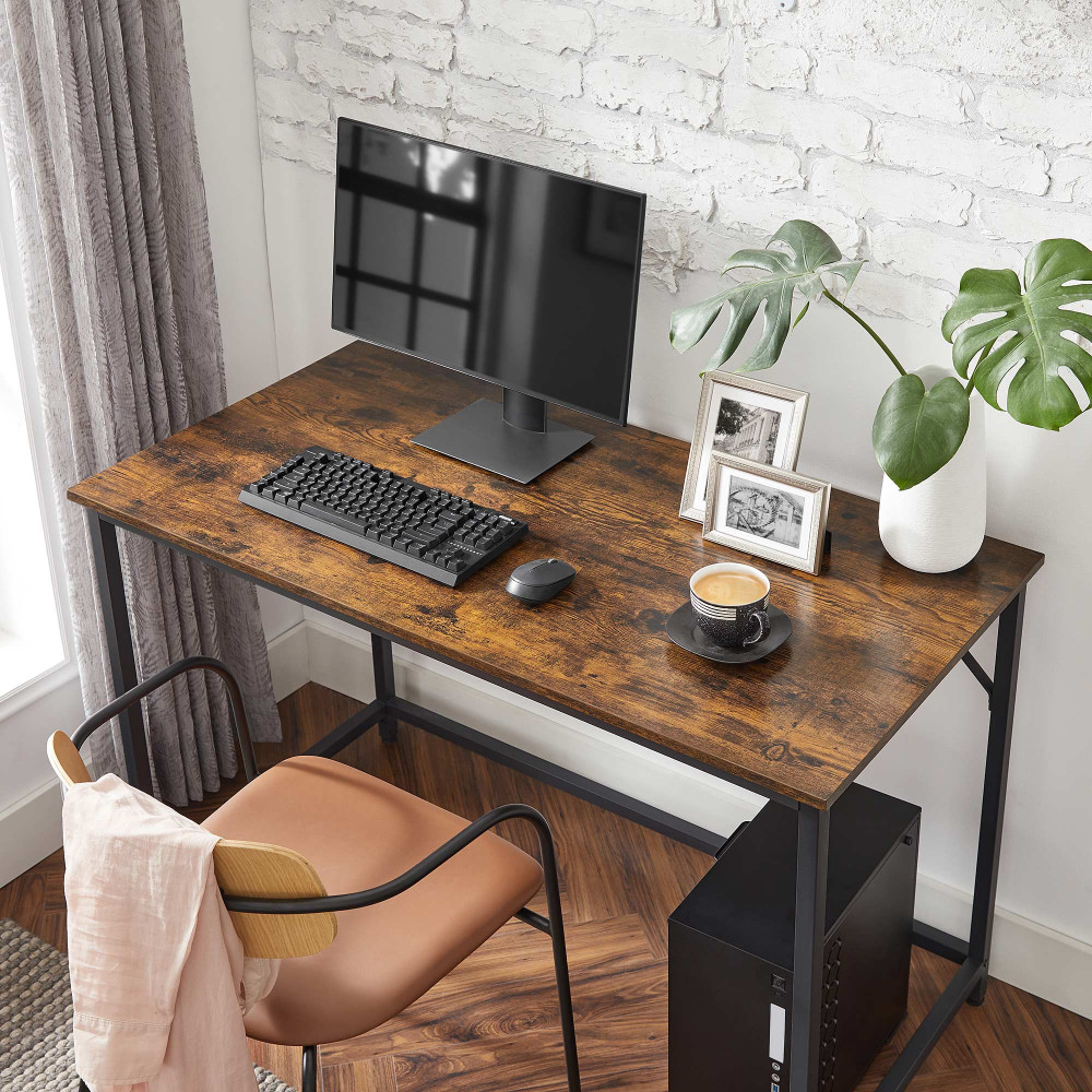 Produktbild för Computer Desk Black, Retro Color 120x60x75cm