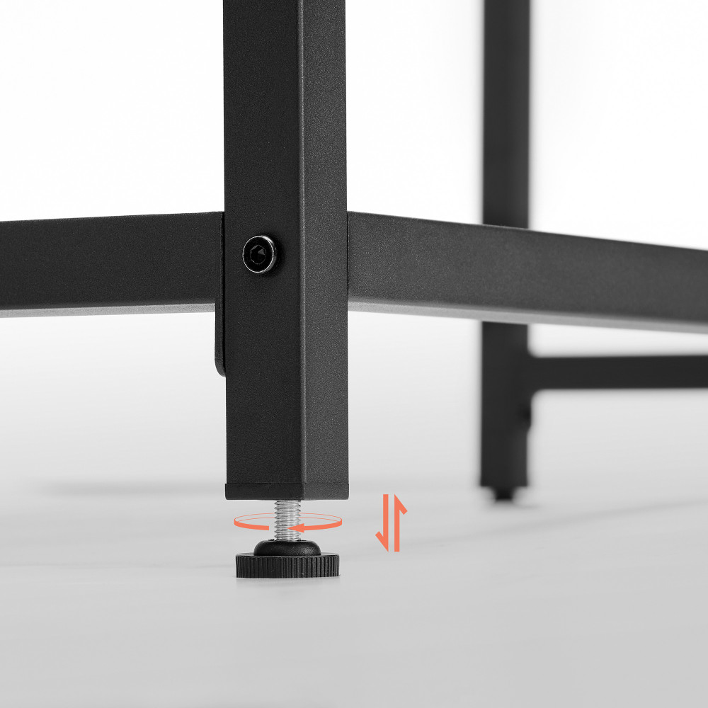 Produktbild för Computer Desk Black, Retro Color 120x60x75cm